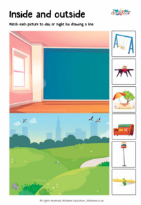 Free downloadable worksheet - inside and outside