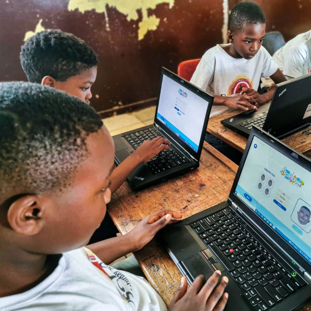 Students customise their avatars on iRainbow, ready to learn about Grade 7 life orientation.