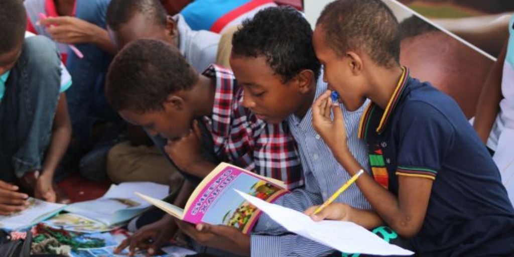 Students are learning and improving their reading and writing skills.